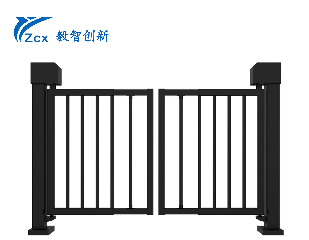 电动对开栅栏摆闸