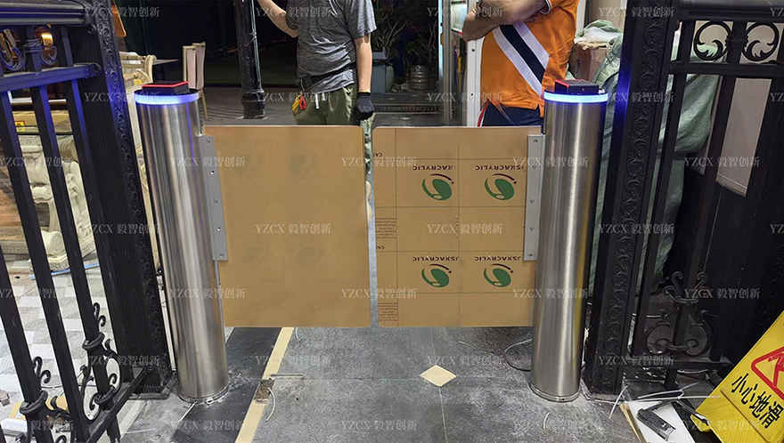 圆柱摆闸案例