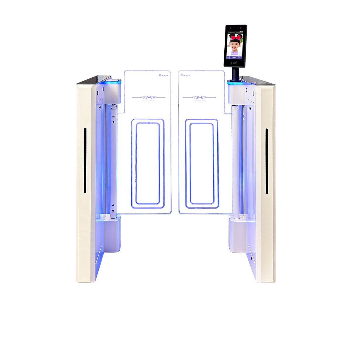 YZ-776小摆闸【人脸识别进+感应出】