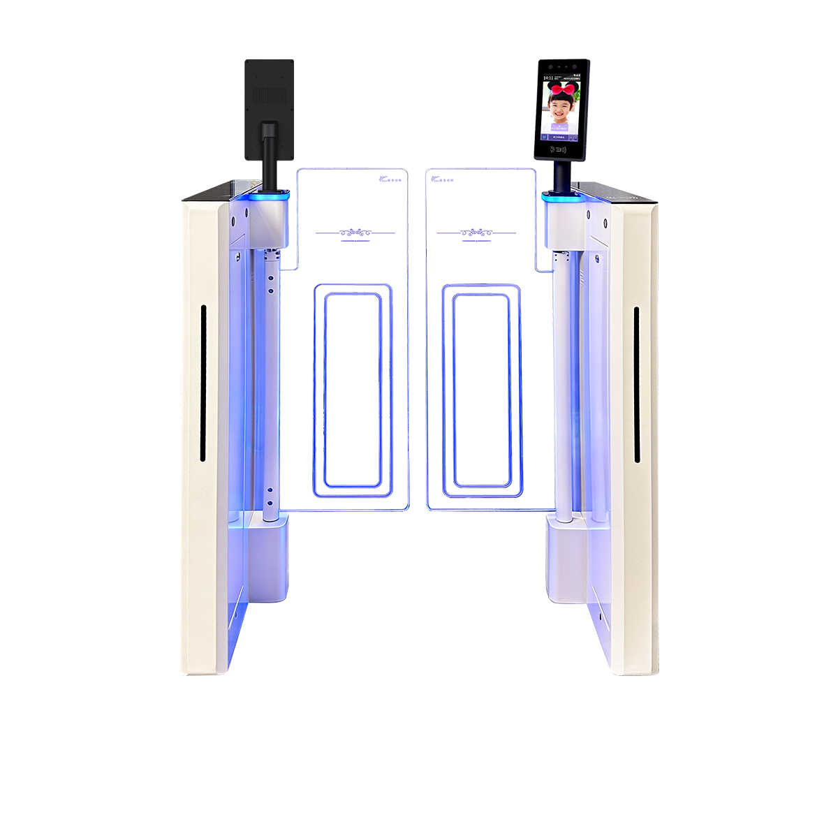 YZ-776小摆闸【人脸识别进+人脸识别出】