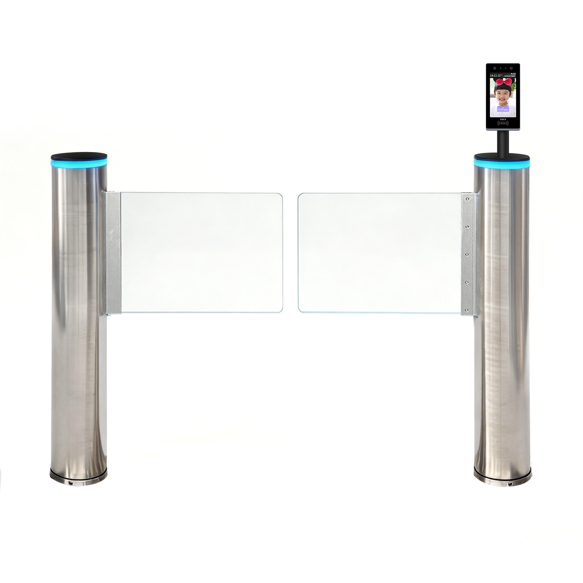 单通道【人脸识别进+按钮出】