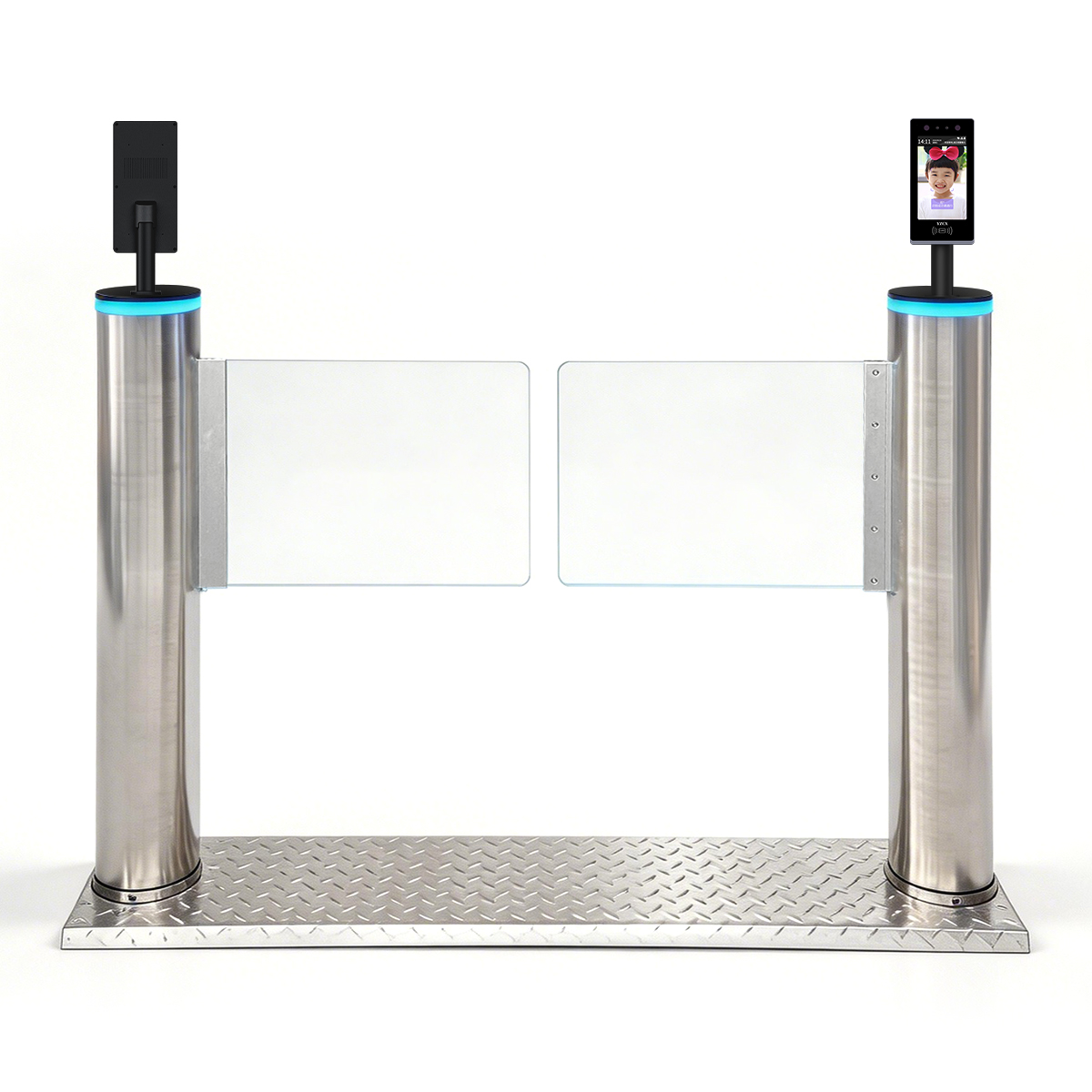 单通道【人脸识别进+人脸识别出】含地台