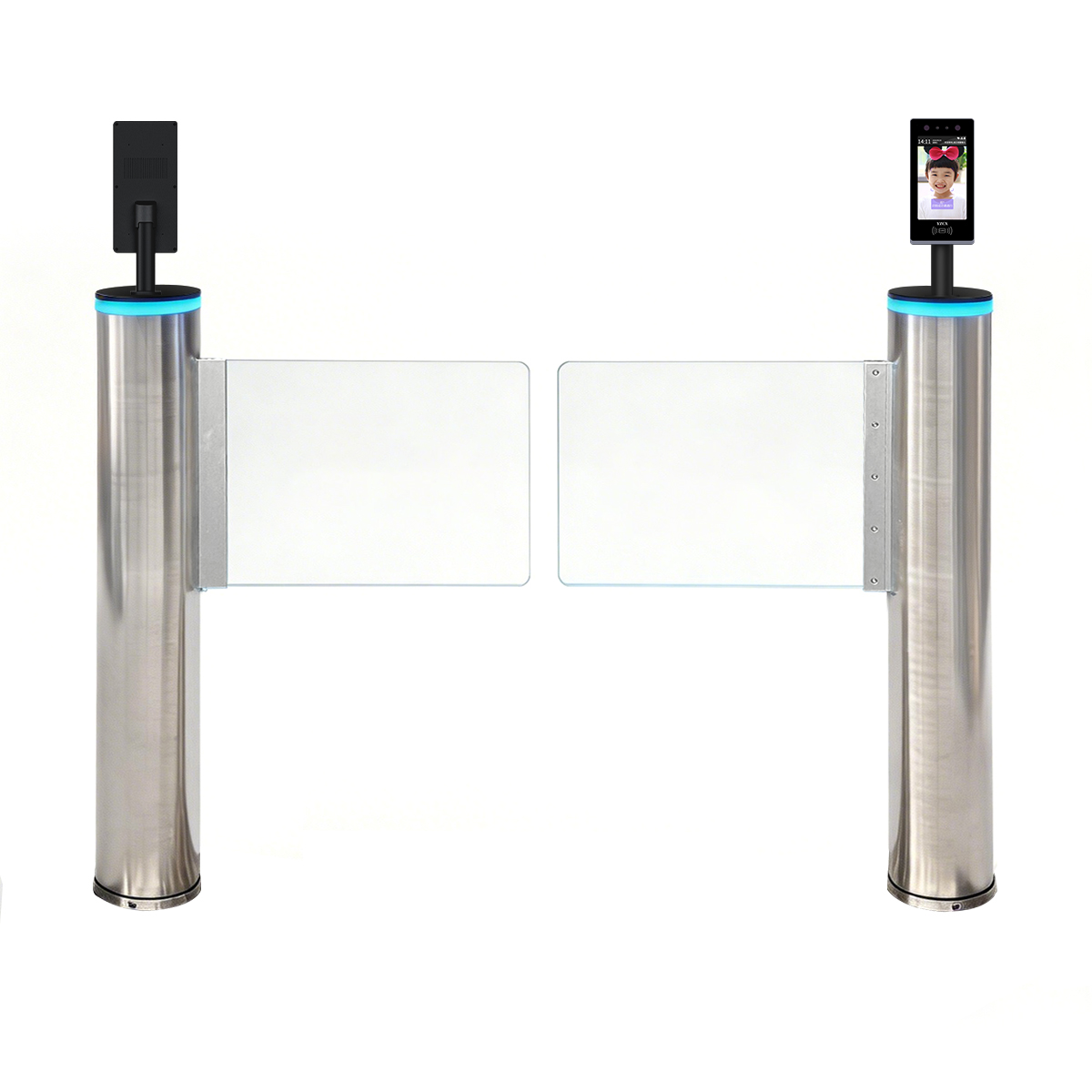 单通道【人脸识别进+人脸识别出】