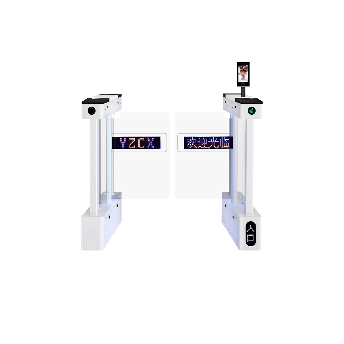 单通道【人脸识别进】含显示屏