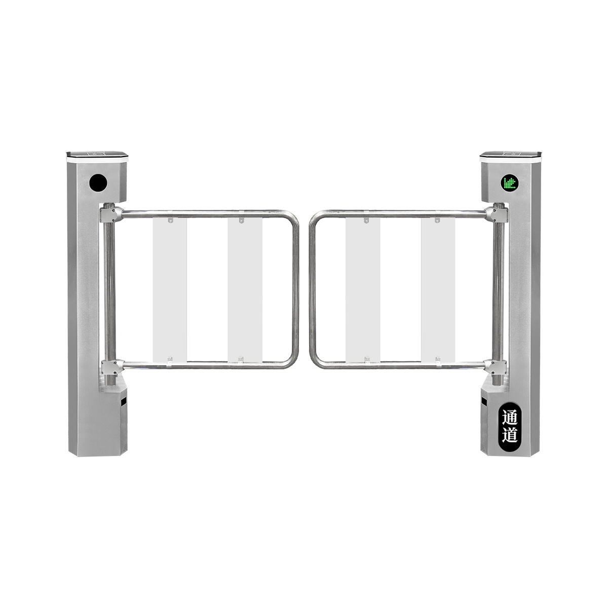 304不锈钢立式摆闸【加宽通道】